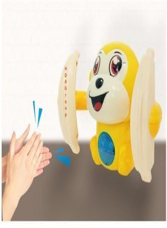 HDA GROUP Musical Sound Toy Crawling Monkey Pack of 1 Multicolour for Kids 3+ Years | Fun & Musical Learning Toy with Lights & Sounds - Improves Hand-Eye Coordination (Multicolor) - Image 2